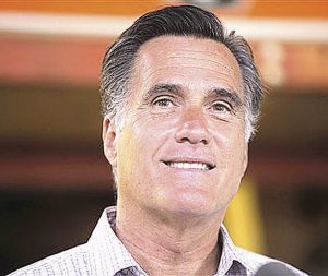 ...kandidato presidensial republikano Mitt Romney... 