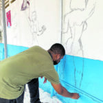 pintando muraya di IBB